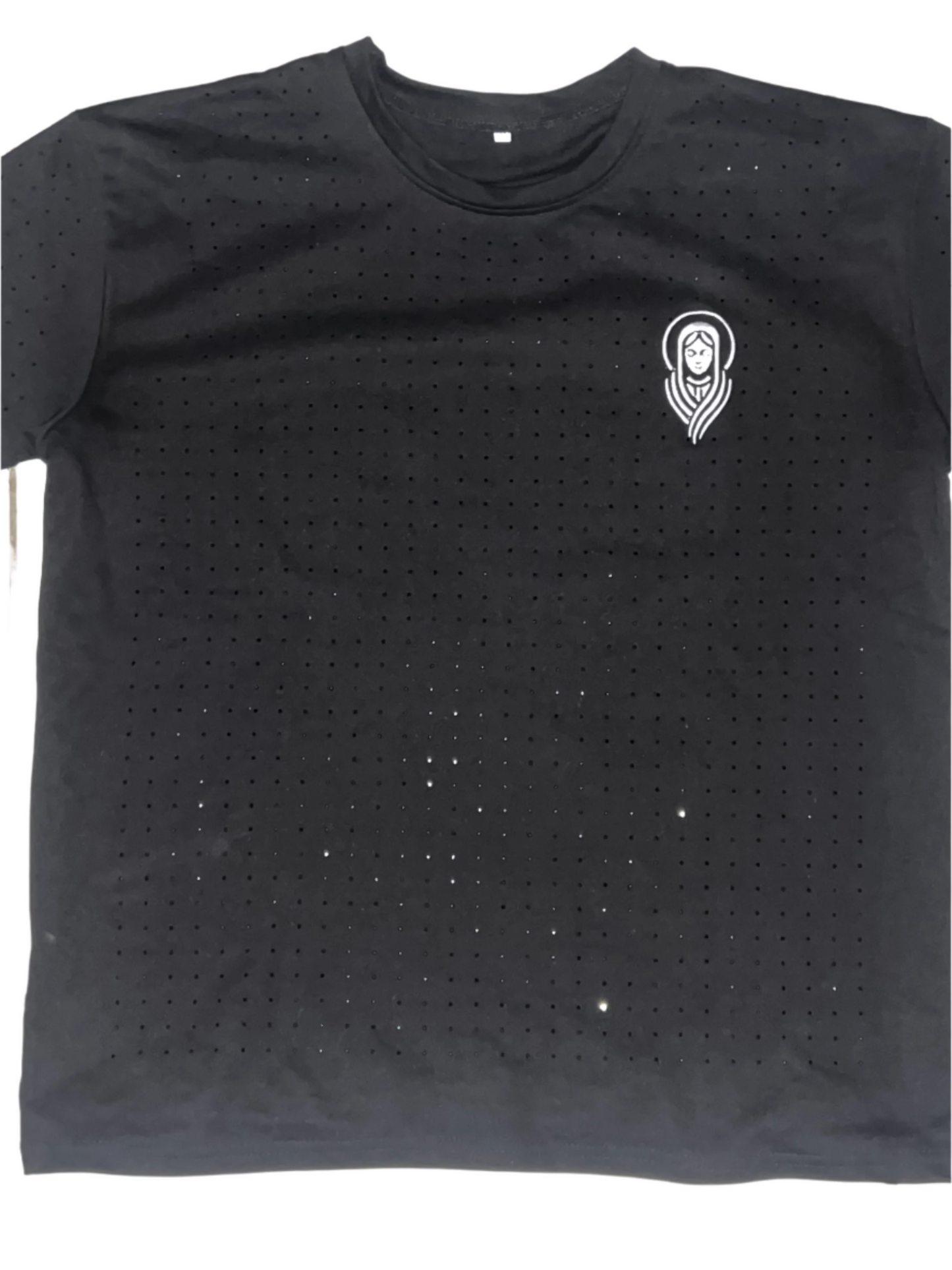 *(PRE-ORDER)* black Rhinestones “Estrellas” shirt